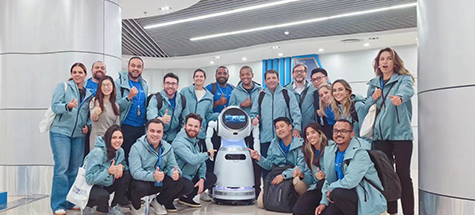 优必选在比亚迪的推介会