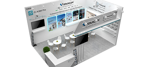 EXPOSEC2025巴西安防展微视达康展台效果图